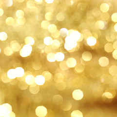golden bokeh