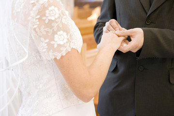 Ceremonia zaślubin, obrączki, małżeństwo