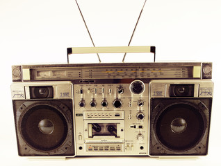 retro ghettoblaster