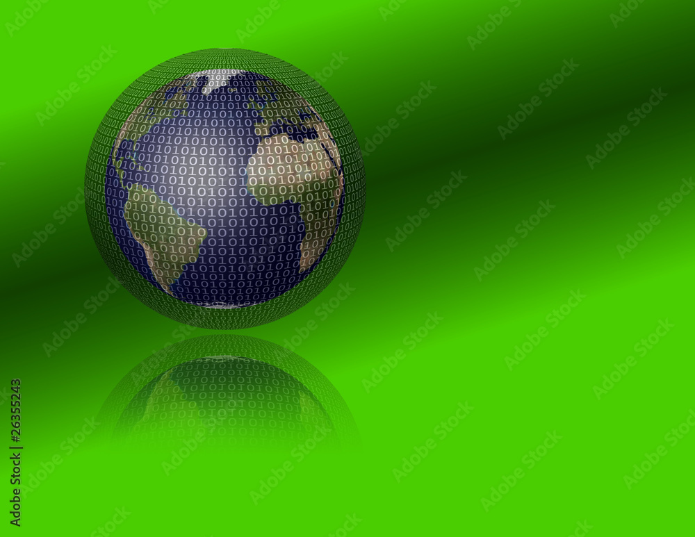 Poster high resolution earth and binary