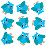 seamless owl pattern fichier vectoriel libre de droits sur la banque dimages Fotoliacom Seamless owls pattern stock vector 188369048 shutterstock