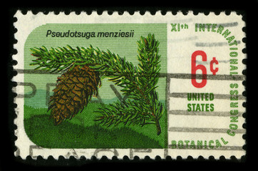 Postage stamp.