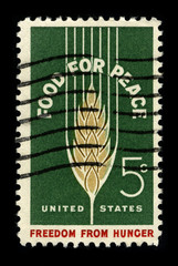 Postage stamp.