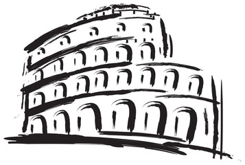 Colosseum. Vector illustration.