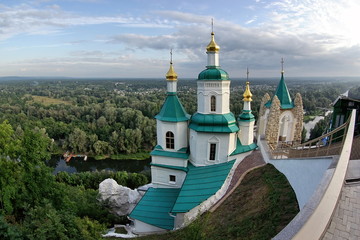 Temple on a high mountain