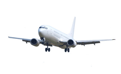 Airplane isolated on white background