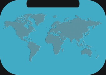 Dotted world map background