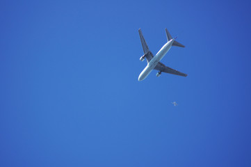 Plane And Blue Sky
