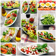 insalata collage