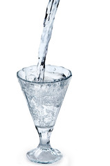 Pouring water