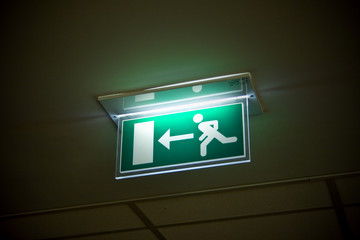fire exit sign