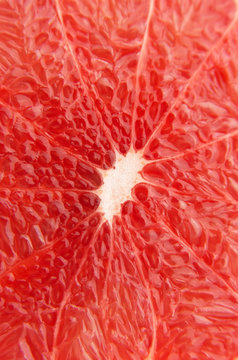 Grapefruit (pomelo) in a close up