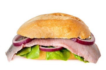 Dutch herring sandwich