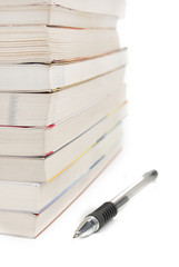 pen with books