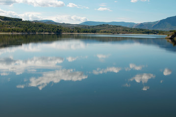Naklejka premium Lake landscape