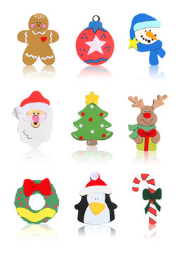 Isolated Christmas Icons