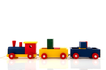 Wooden train