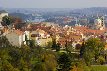 Fototapeta na wymiar St. Nicholas church, Prague, Czech Republic