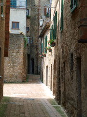 Fototapeta na wymiar Miasto Pienza jest małe Perła w Toskanii.