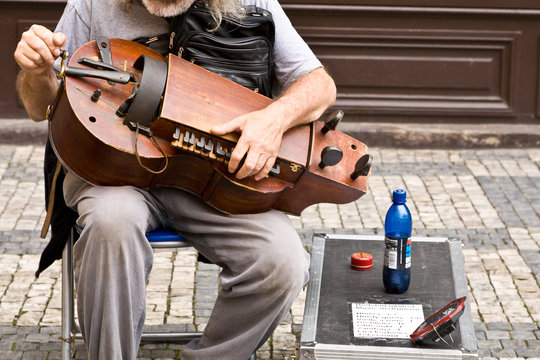 M&uacute;sico con Zanfona