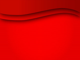 Background wave lines red field