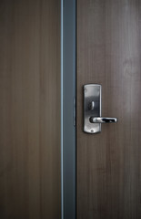 Modern office door with strong locking mechanism