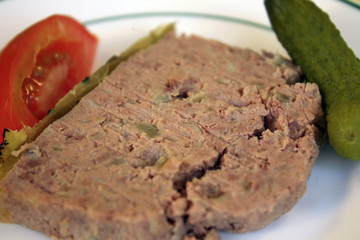 assiette de pâté