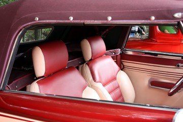 intérieur de voiture ancienne
