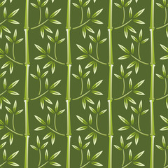 Fototapeta na wymiar seamless bamboo wallpaper