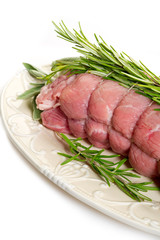 raw veal rolled up- Arrosto di vitello