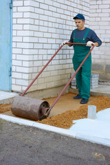 Preparation for a paving