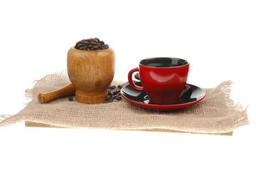 black coffee and chocolate