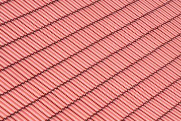 Red roofing background