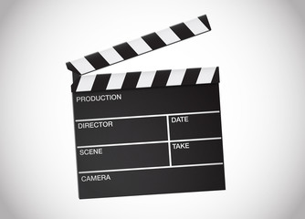 Obraz premium Movie clapper
