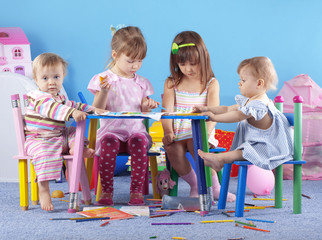 Playing kids
