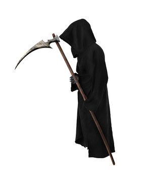 Old Reaper with scythe