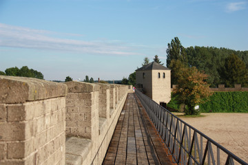 Fototapeta na wymiar Drewniany most