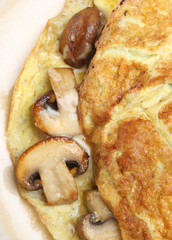 Omelet with Cheese & Mushrooms