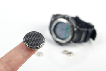 lithium battery with digital watch