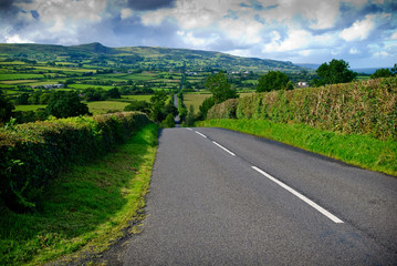 Fototapeta na wymiar nieograniczone irish road