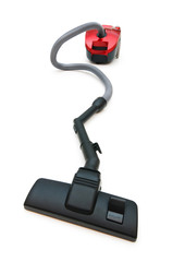 Vacuum cleaner isolated on the white background