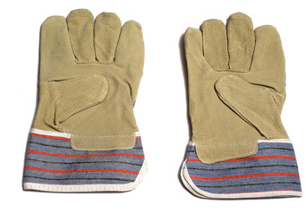 Pair of protective gloves