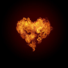 Coeur en feu