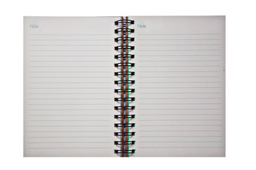 Blank notebook