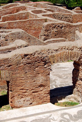 I resti archeologici di una antica città romana