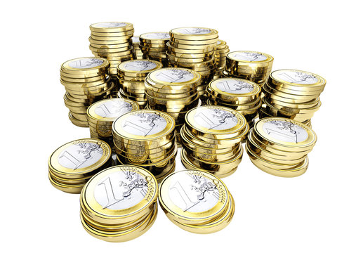moeny 3d euro coin