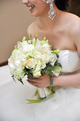 Bride Holding Bouquet