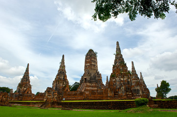 Wat Chai Wattanaram , The world heritage in Ayutthaya, Thailand