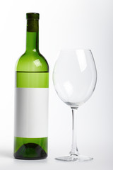 White wine bottle