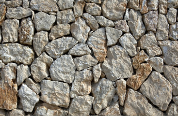 mediterrane Mauer, Fels, Stein